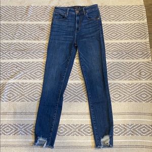 Abercrombie & Fitch high rise ankle jeans
